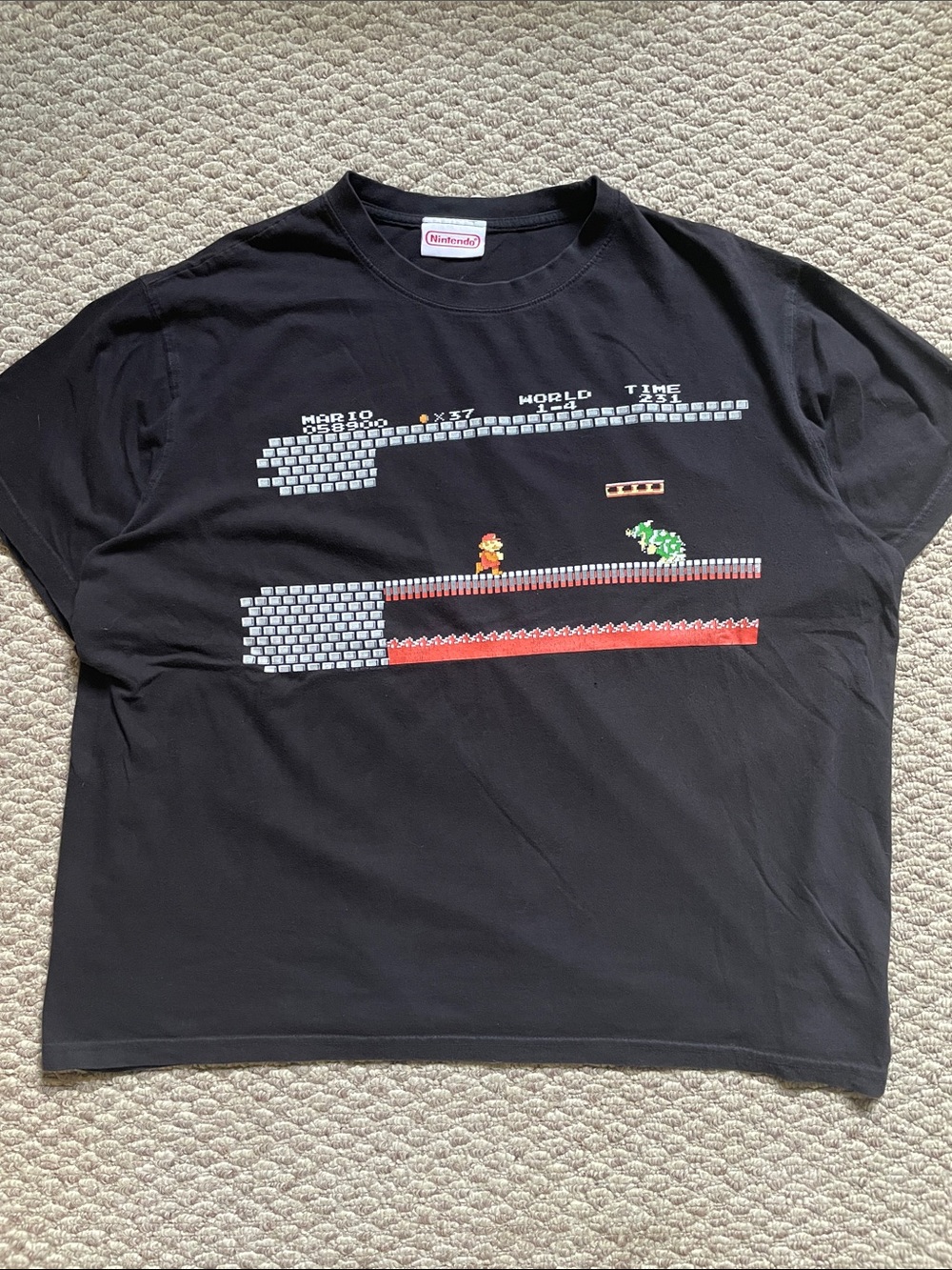 Nintendo original super Mario bros t shirt